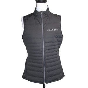 Peter Millar Black Quilted Vest